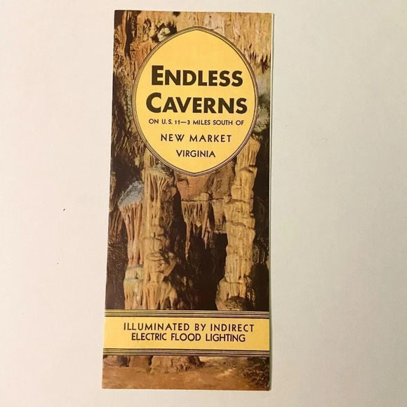 Vintage Caverns Virginia Grand Endless Skyline Shenandoah  Brochures Pamphlets - Picture 6 of 16